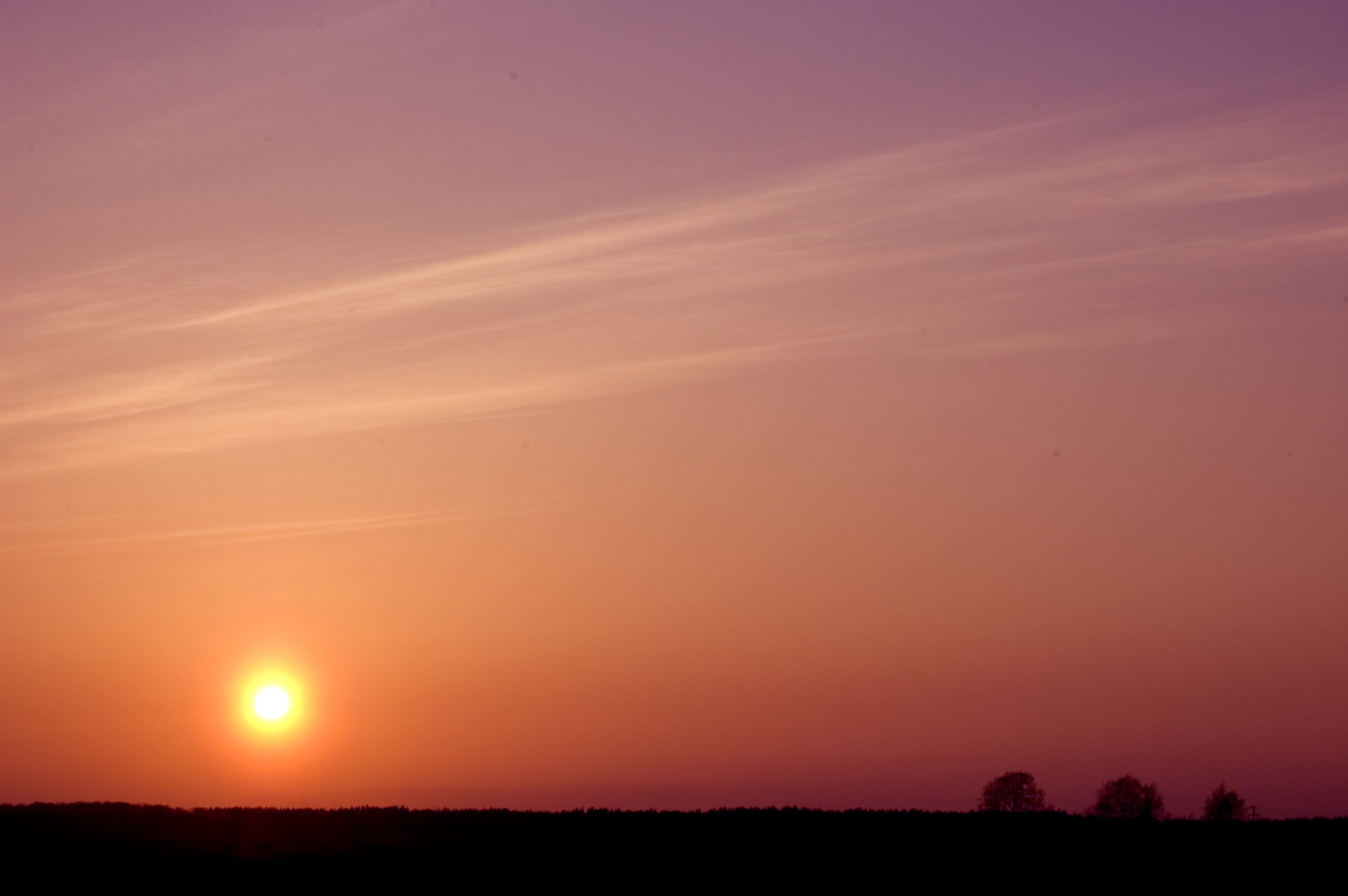 Sundown conceptual image